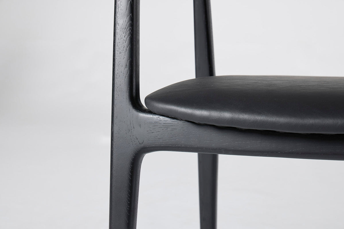 Dining Chair 01 (set of 2), Black / Black