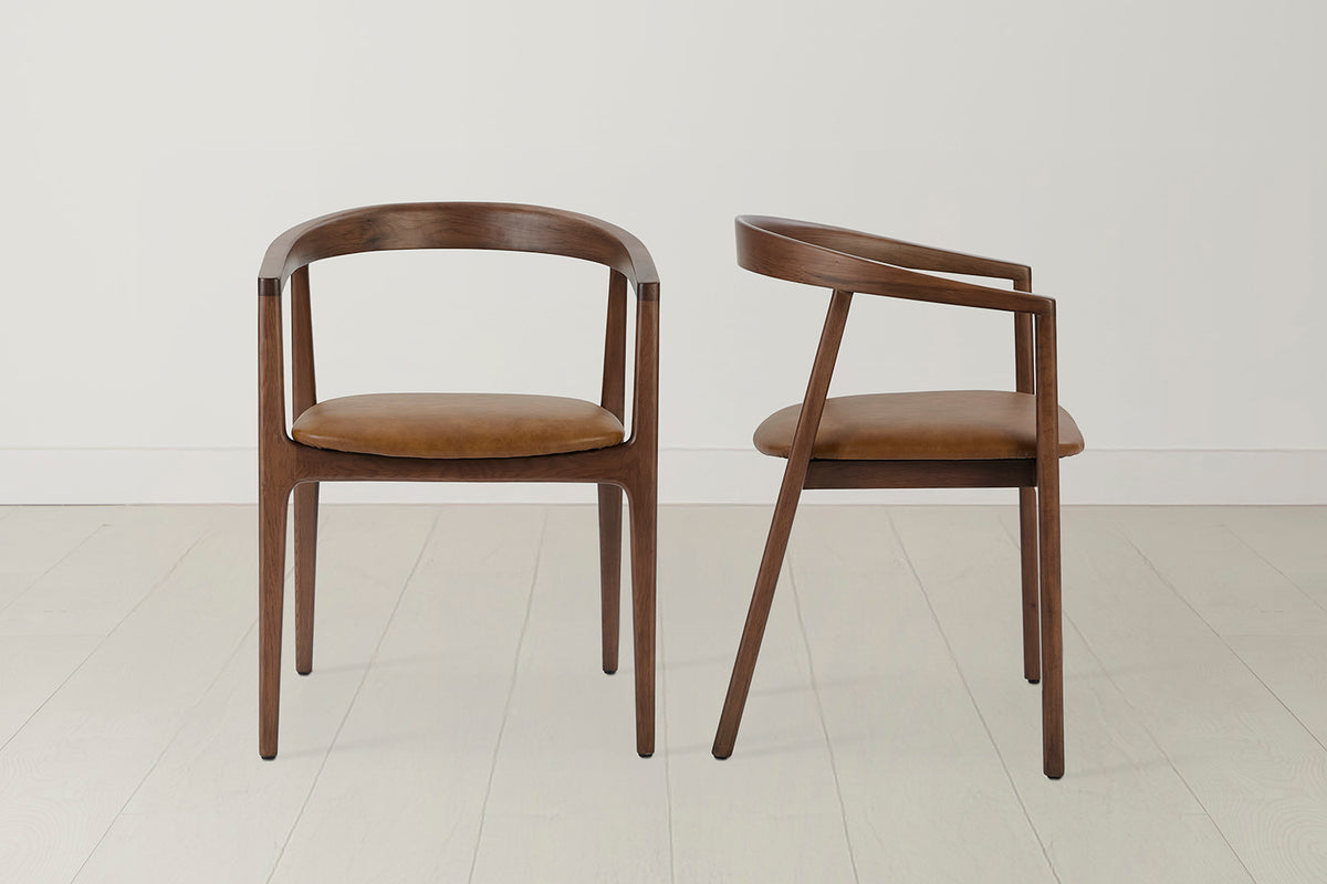 Dining Chair 01 Walnut (set of 2)