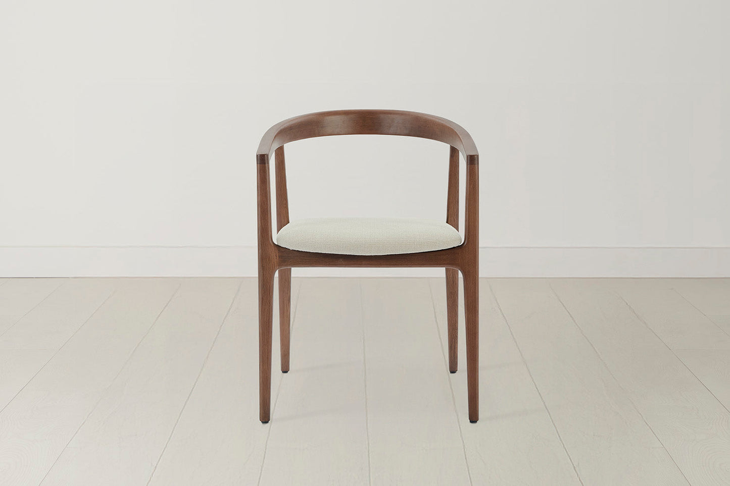 Dining Chair 01 (set of 2), Walnut / Oatmeal