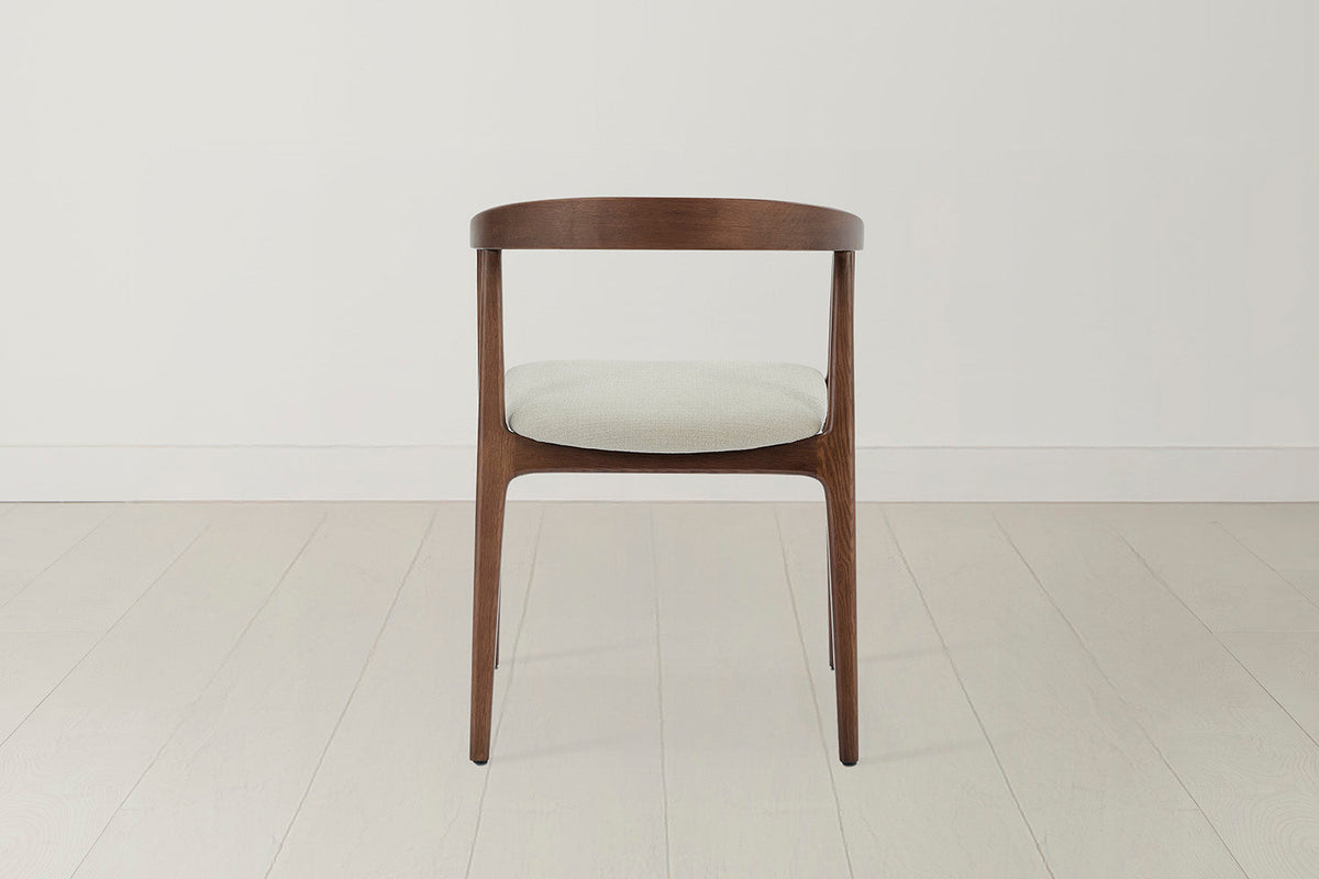Dining Chair 01 (set of 2), Walnut / Oatmeal