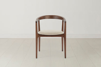 Dining Chair 01 (set of 2), Walnut / Oyster