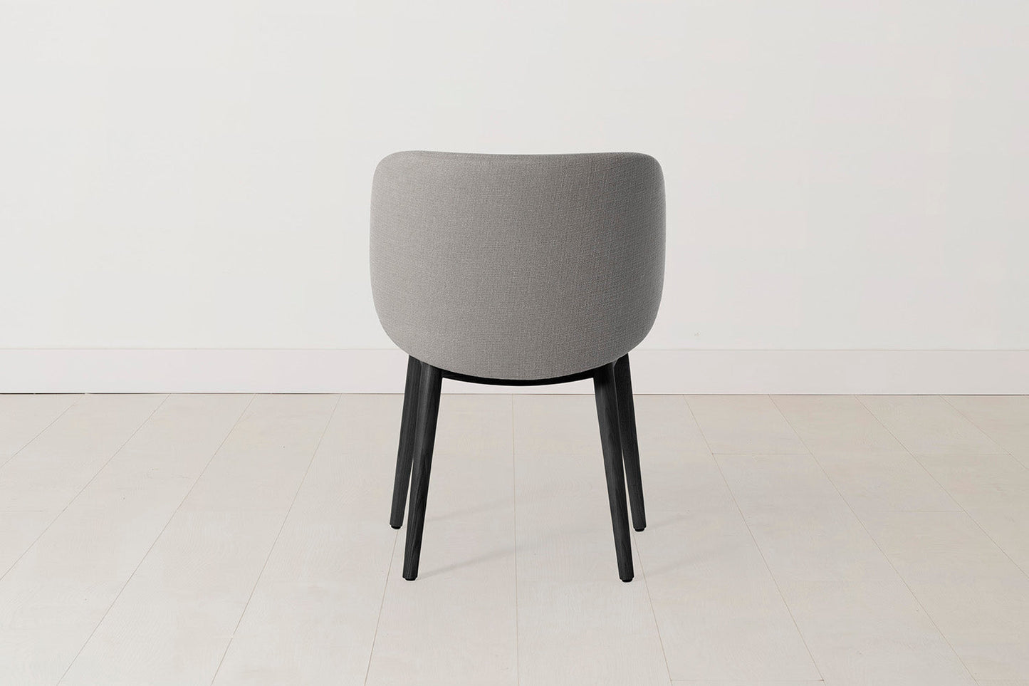 Dining Chair 04 (Set of 2), Black Legs / Shadow