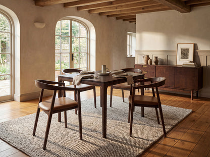 Dining Table 01 Extending Dining Table, Walnut / 4-6 seater