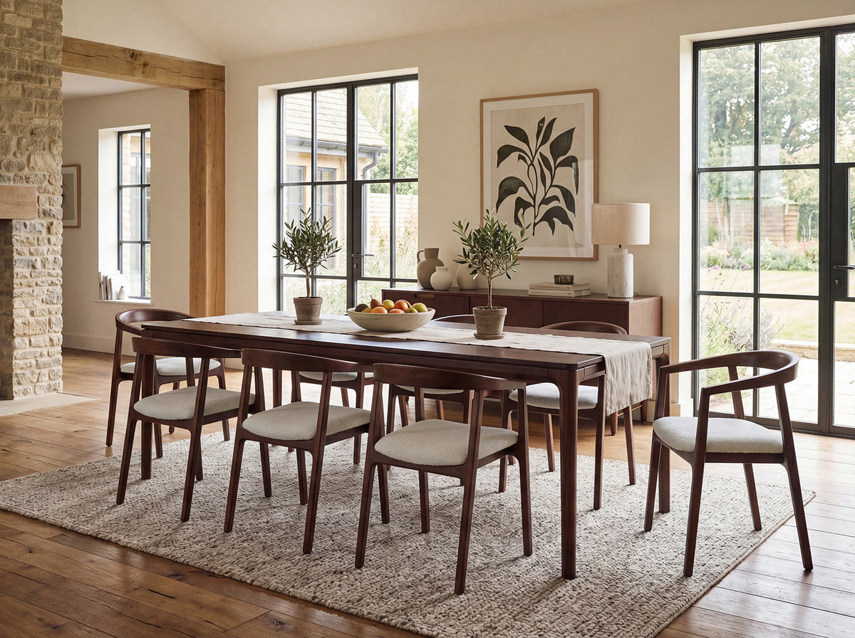 Dining Table 01 Extending Dining Table, Walnut / 8-10 seater