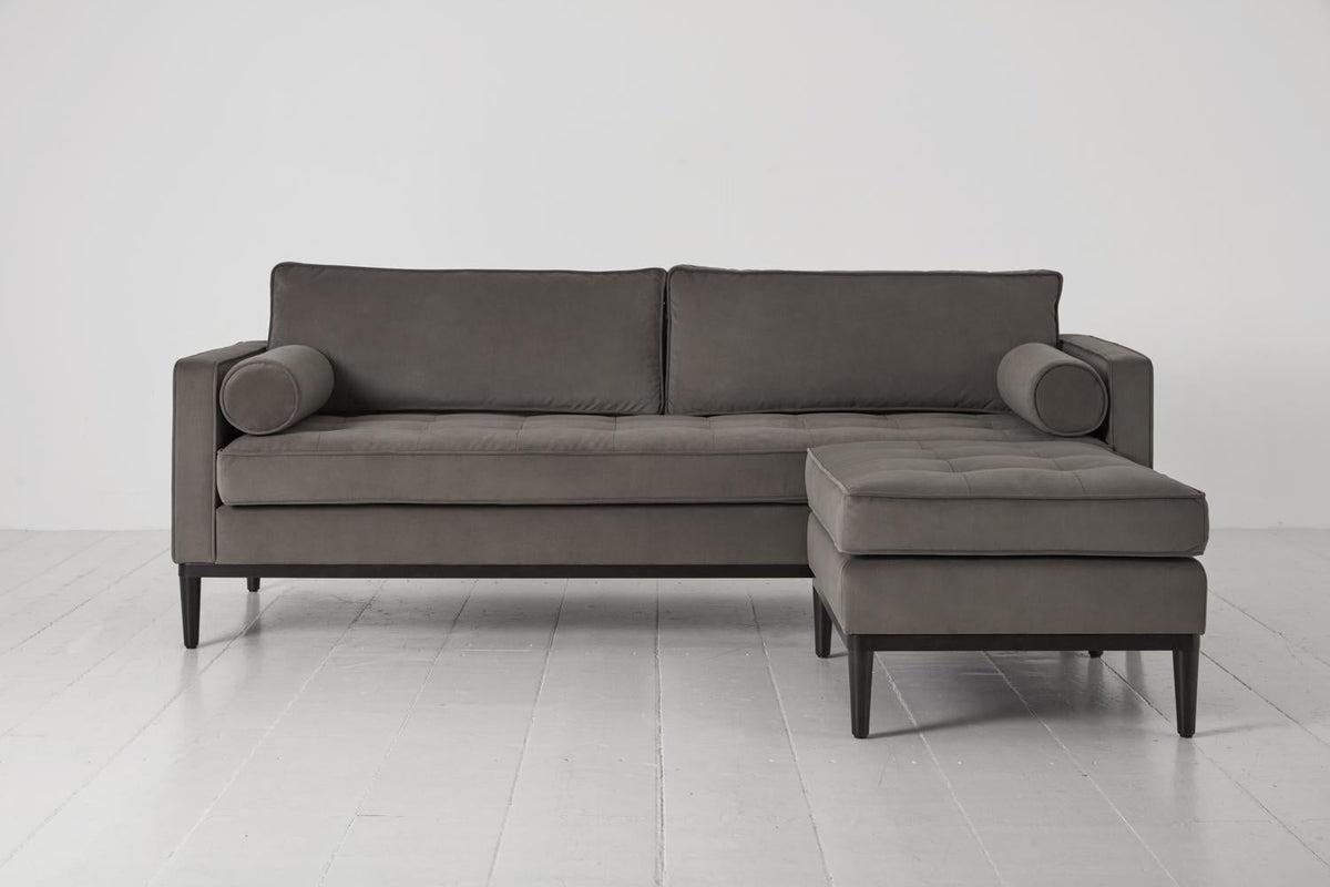 Model 02 3-Seater Sofa with Ottoman, Elephant