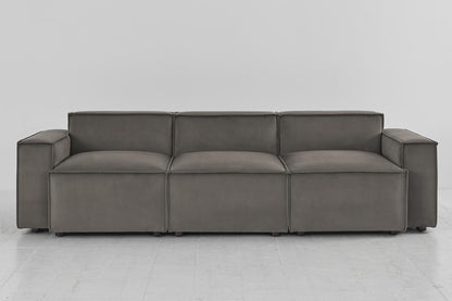 Model 03 3-Seater Sofa, Elephant