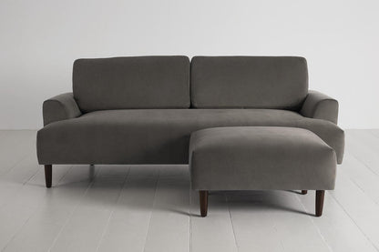 Model 05 3-Seater Sofa with ottoman, Elephant