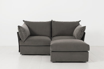 Model 06 2-Seater Right Chaise Sofa, Elephant