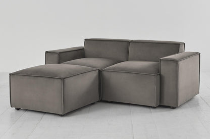Model 03 2-Seater Left Chaise Sofa, Elephant