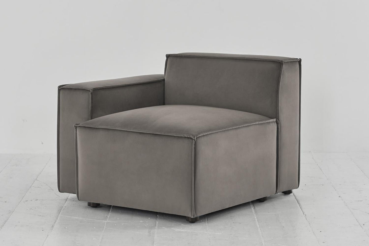 Model 03 Left Arm Sofa Module, Elephant