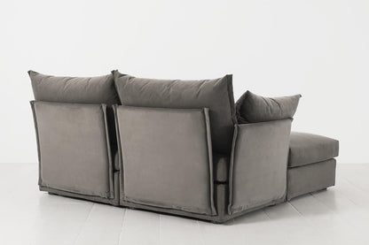Model 06 2-Seater Left Chaise Sofa, Elephant