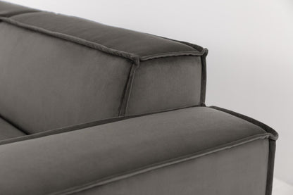 Model 03 Corner Sofa with Ottoman, Elephant