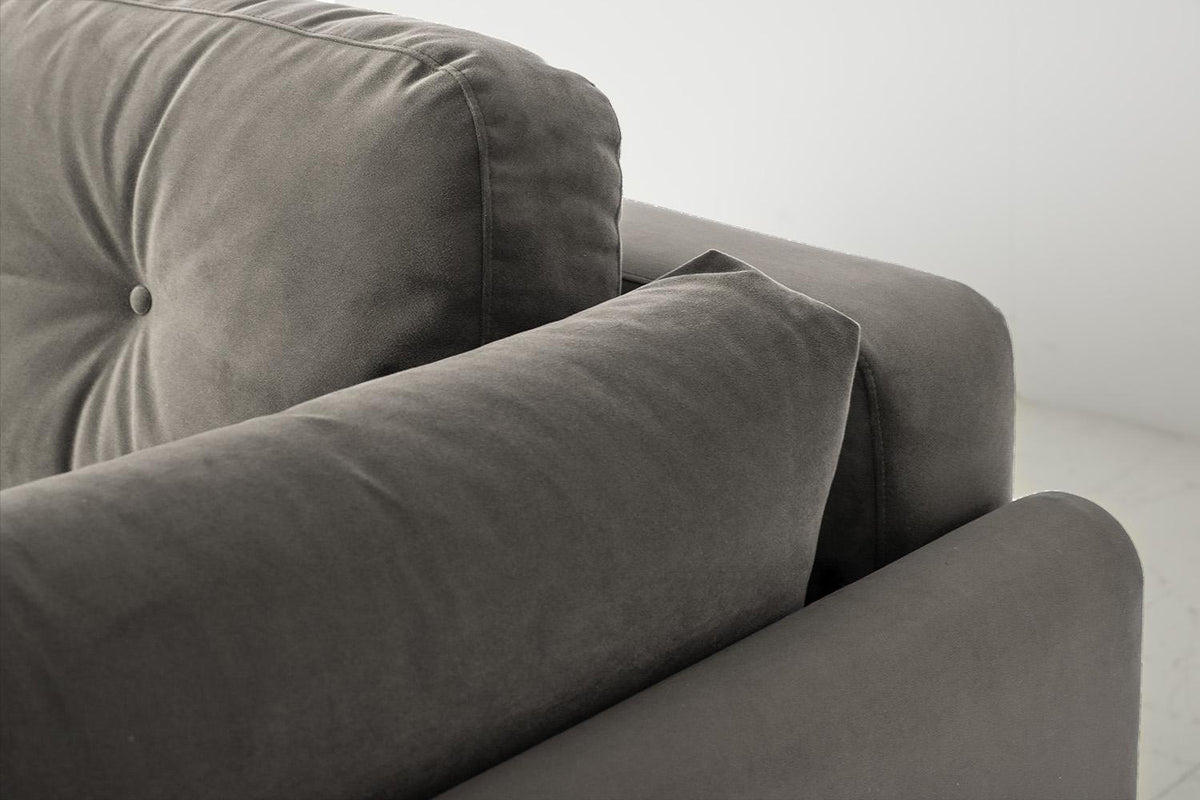 Model 04 Sofa Bed 3 Seater, Oak / Elephant