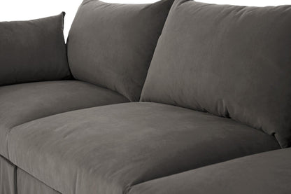 Model 06 3-Seater Left Chaise Sofa, Elephant
