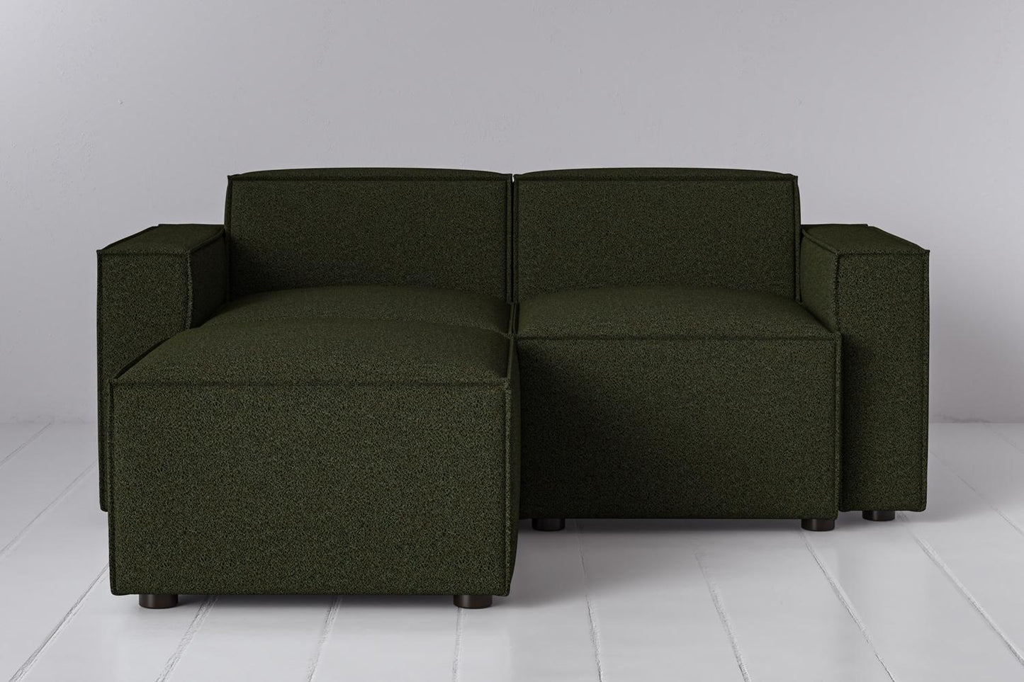 Model 03 2-Seater Left Chaise Sofa, Fern