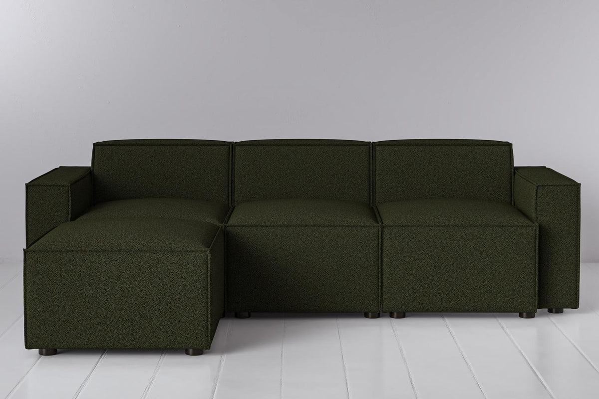 Model 03 3-Seater Left Chaise Sofa, Fern
