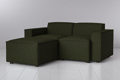 Model 03 2-Seater Left Chaise Sofa, Fern