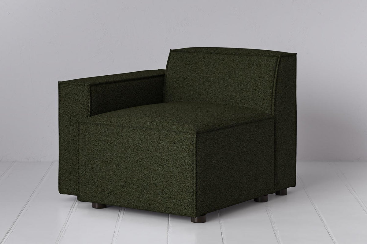 Model 03 Left Arm Sofa Module, Fern