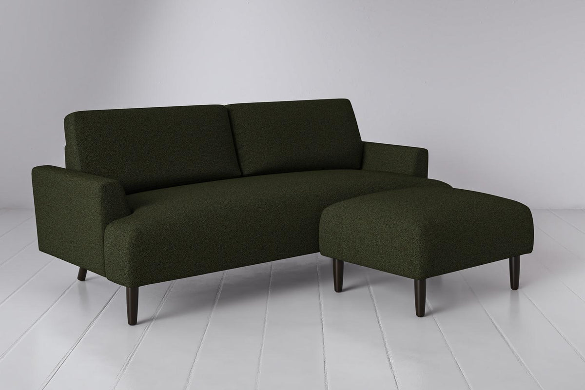 Model 05 3-Seater Sofa with ottoman, Fern