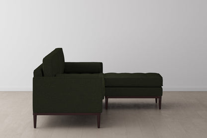 Model 02 3-Seater Sofa with Ottoman, Fern