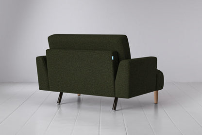 Model 05 Loveseat, Oak / Fern