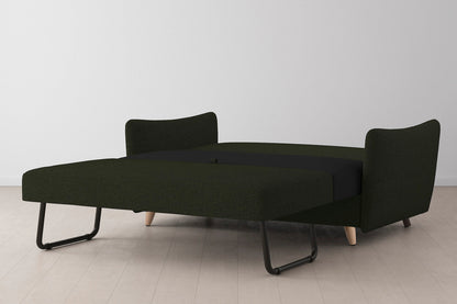 Model 08 Sofa Bed 2.5 Seater, Oak / Fern