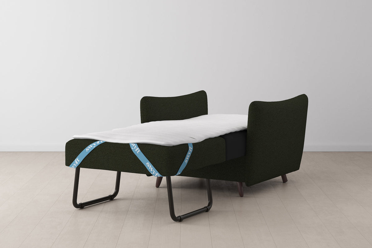 Model 08 Chair Bed Single Sofa Bed, Fern