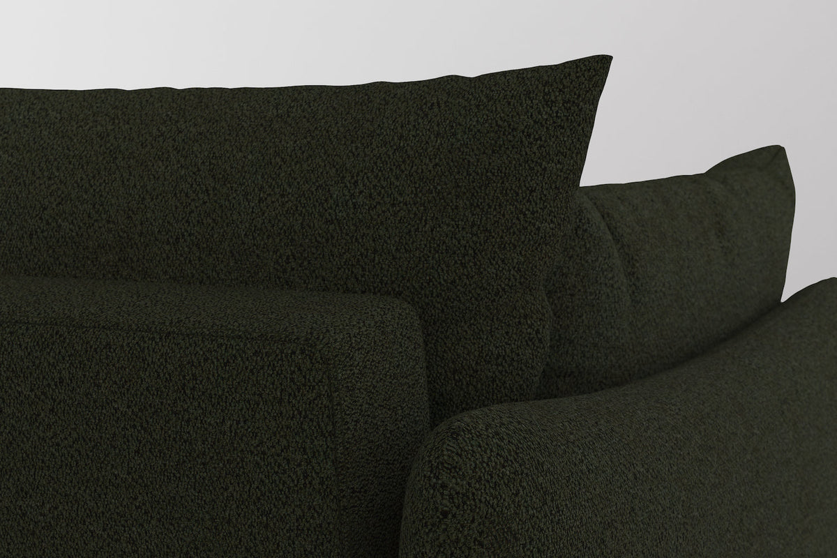 Model 08 Sofa Bed 2 Seater, Oak / Fern