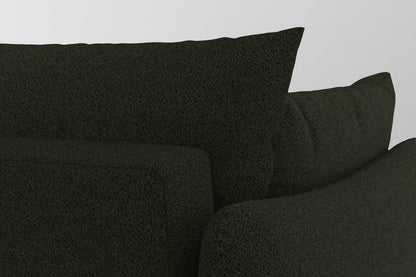 Model 08 Sofa Bed 2 Seater, Oak / Fern