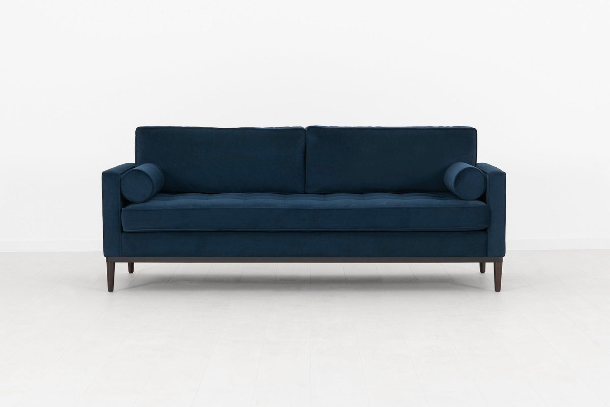 Model 02 Sofa Bed 3 Seater, Indigo