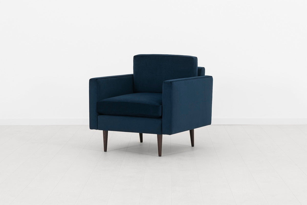 Model 01 Armchair, Indigo