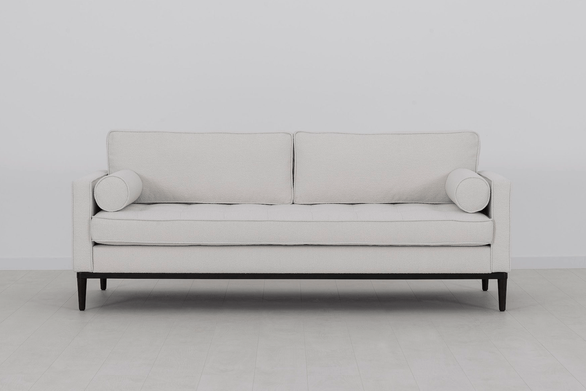 Model 02 Sofa Bed 3 Seater, Ivory