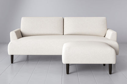 3-Seater Sofa in white bouclé