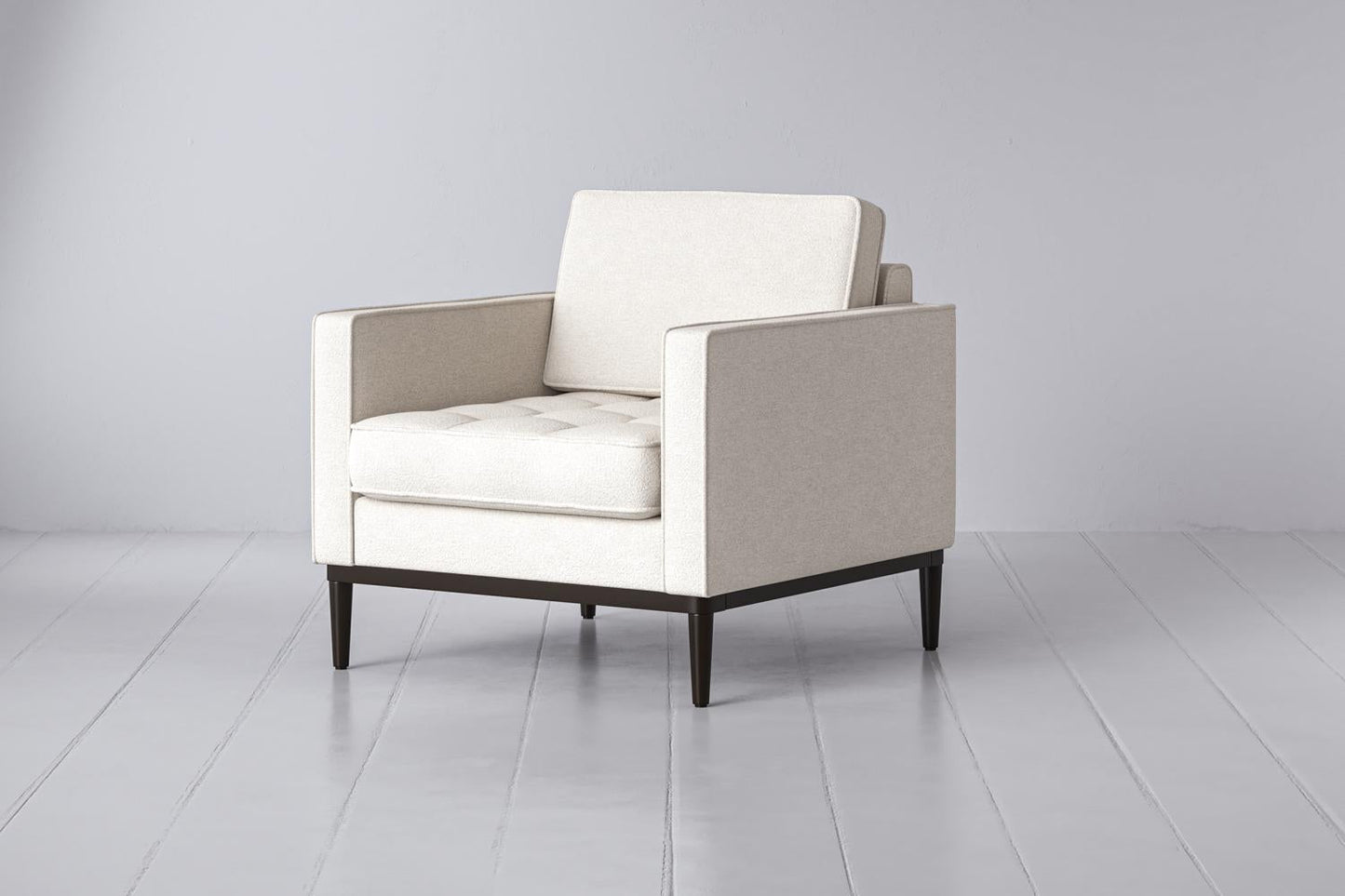 Model 02 Armchair, Ivory