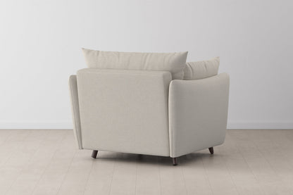 Model 08 Chair Bed Single Sofa Bed, Ivory