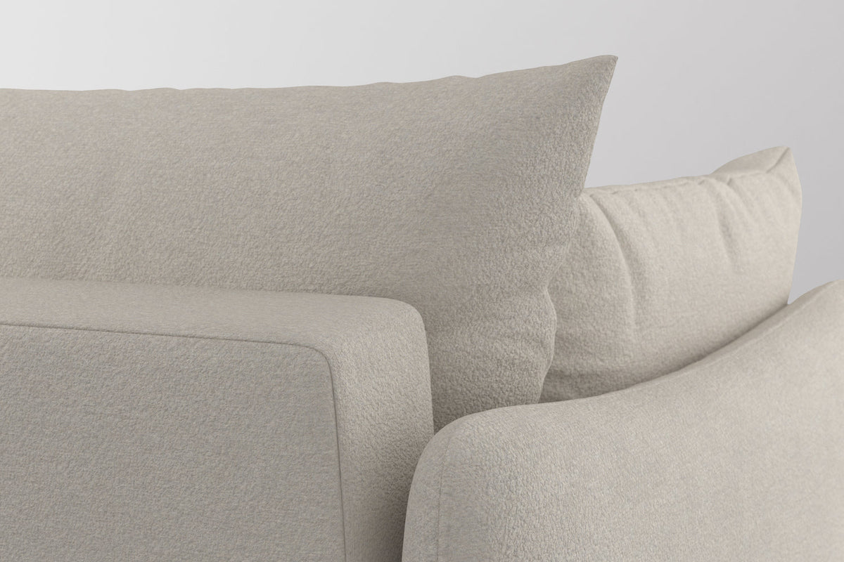 Model 08 Sofa Bed 2 Seater, Oak / Ivory