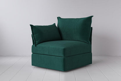 Model 06 Left Arm Module Sofa, Kingfisher