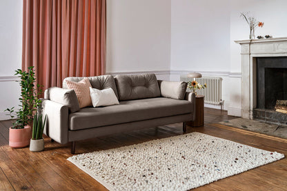 Model 04 Sofa Bed 3 Seater, Oak / Elephant