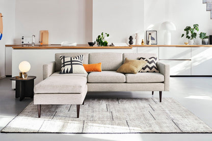 Model 01 3-Seater Left Chaise Sofa, Pumice