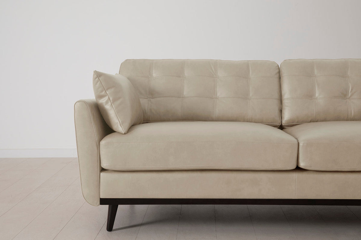 Model 10 2-Seater Sofa with Ottoman, Oyster