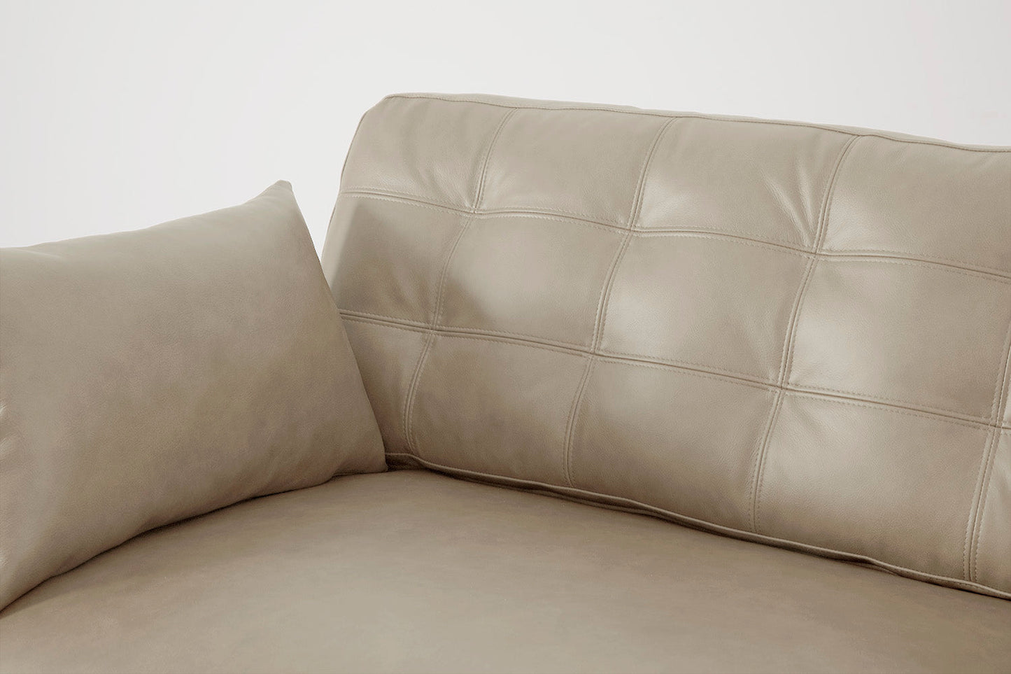 Model 10 2-Seater Sofa with Ottoman, Oyster