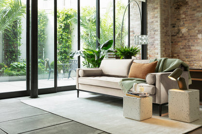 Model 02 Sofa Bed 3 Seater, Bone