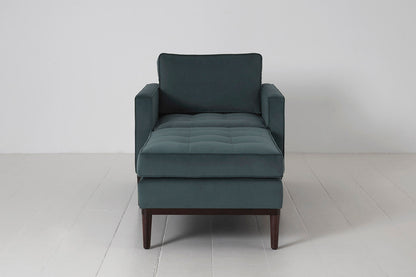 Model 02 Armchair, Petrol