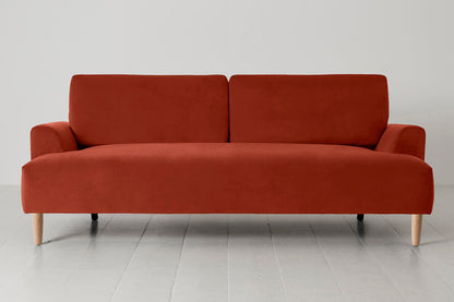 Model 05 3-Seater Sofa, Oak / Paprika