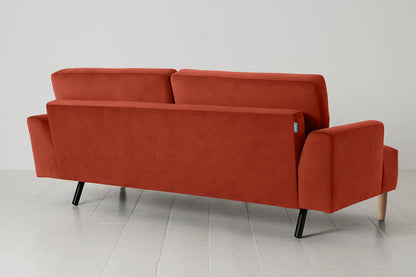 Model 05 3-Seater Sofa, Oak / Paprika