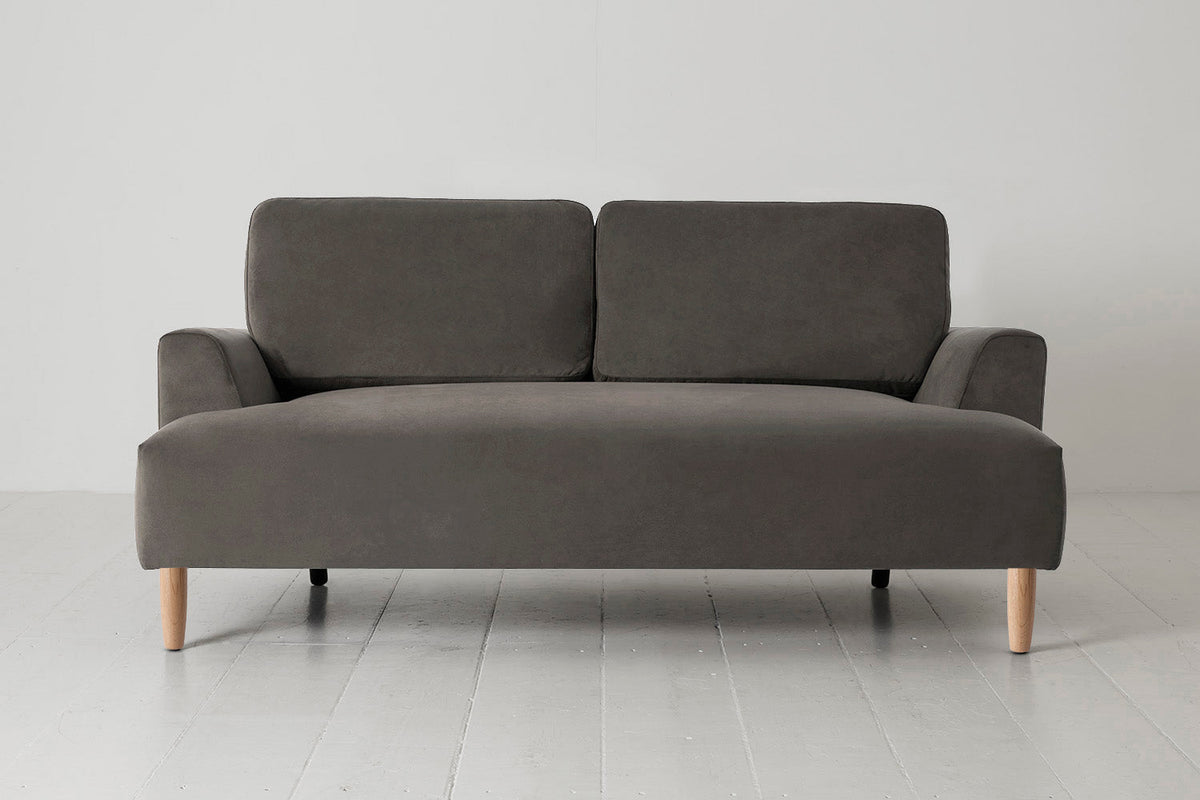 Model 05 2-Seater Sofa, Oak / Elephant