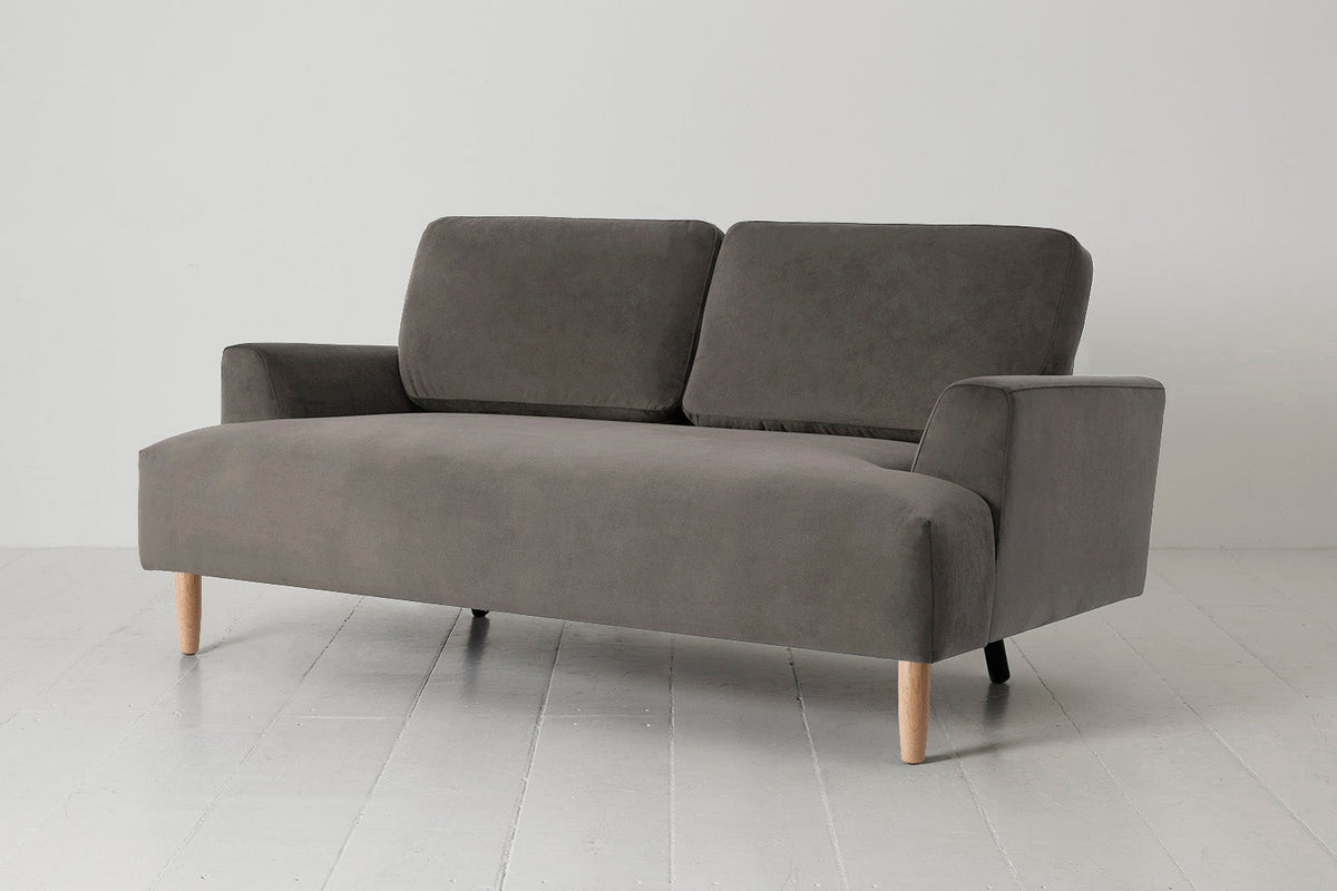 Model 05 2-Seater Sofa, Oak / Elephant