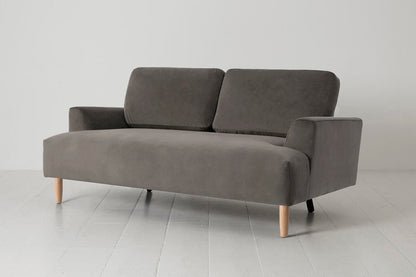 Model 05 2-Seater Sofa, Oak / Elephant