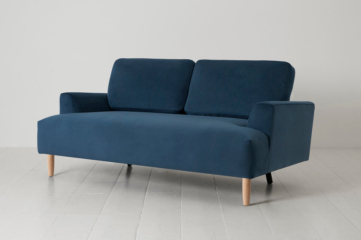Model 05 2-Seater Sofa, Oak / Teal