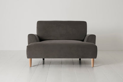 Model 05 Loveseat, Oak / Elephant